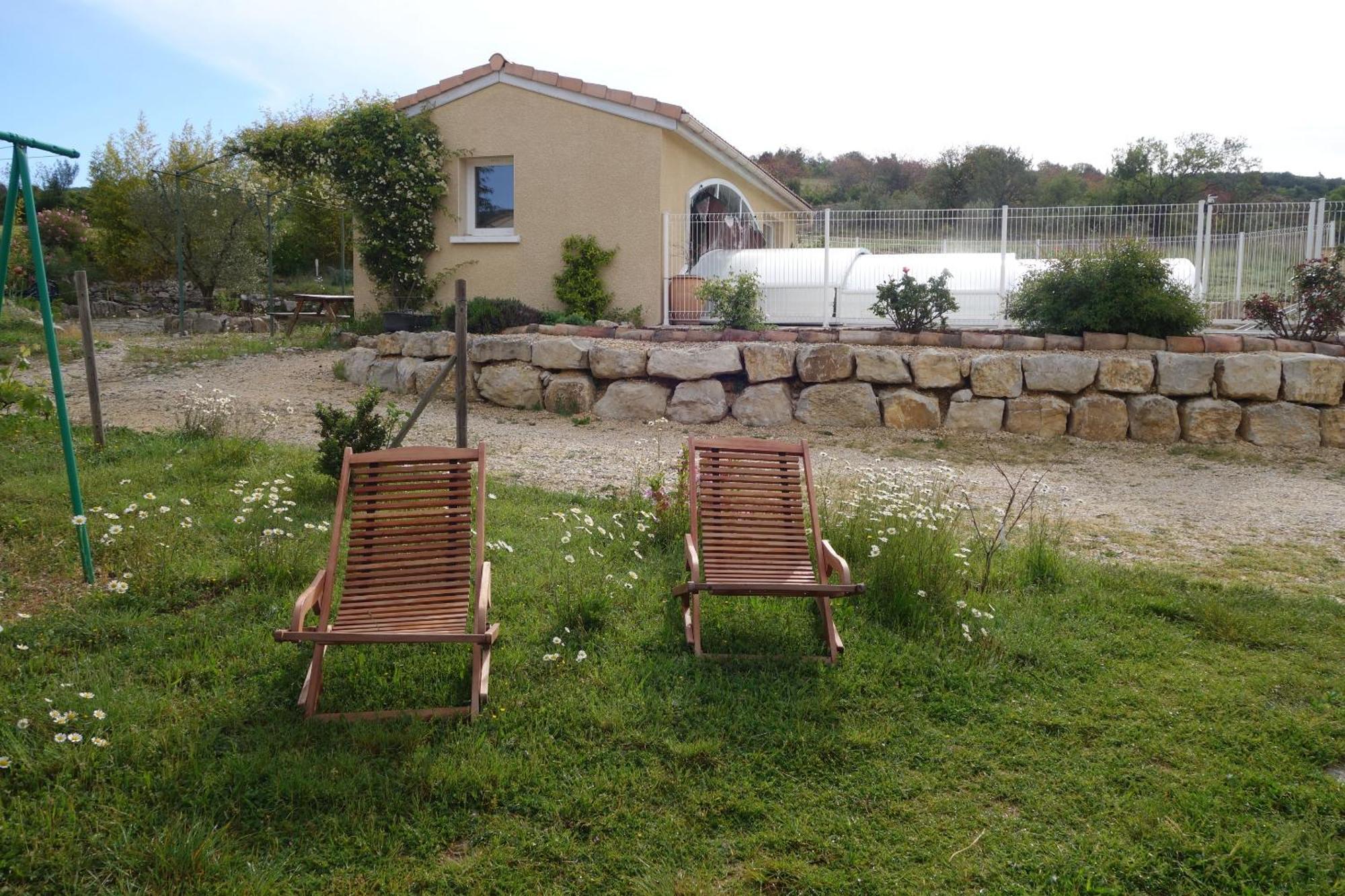 Gites Du Combeau Saint-Maurice-d'Ibie Bagian luar foto